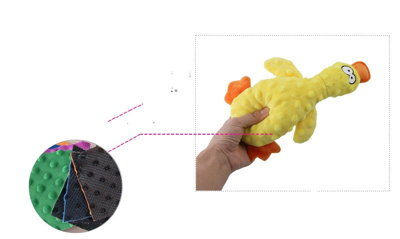 Plush Duck Squeaky Toy
